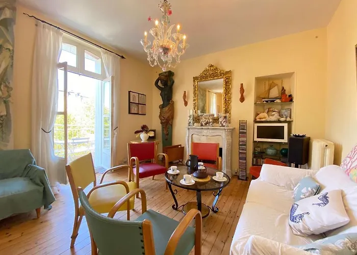 公寓 Duplex 5 Pieces, 6 Couchages Au Coeur De Avec Terrasse, Parking Et Tous Commerces A Pied - Fr-1-245-71 *