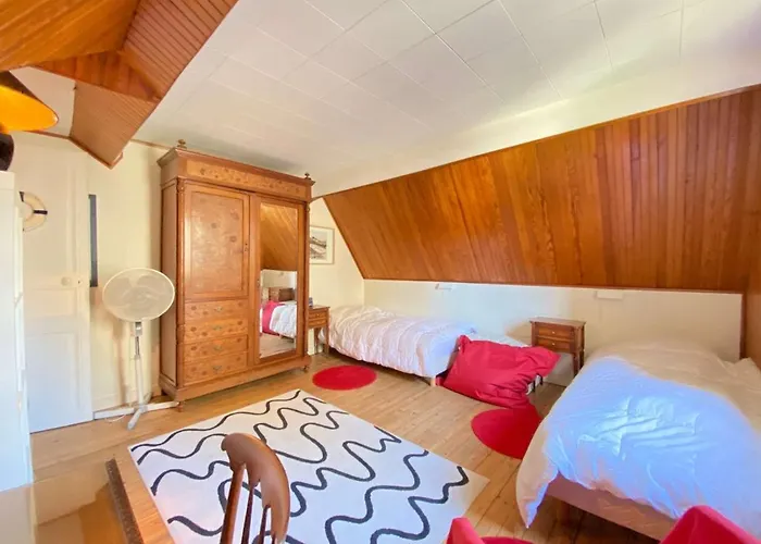 公寓 Duplex 5 Pieces, 6 Couchages Au Coeur De Avec Terrasse, Parking Et Tous Commerces A Pied - Fr-1-245-71 *