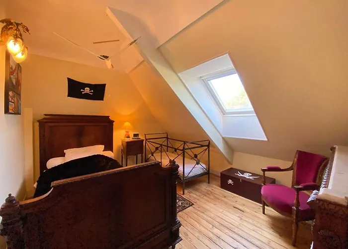 公寓 Duplex 5 Pieces, 6 Couchages Au Coeur De Avec Terrasse, Parking Et Tous Commerces A Pied - Fr-1-245-71 *